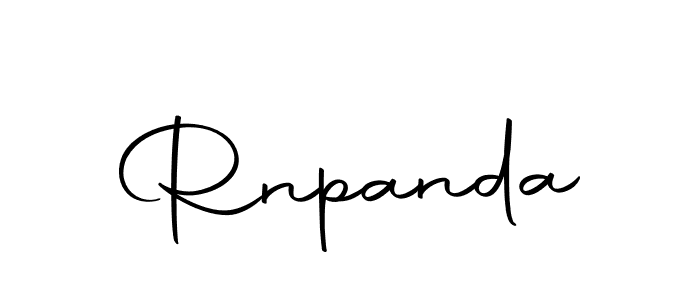 Design your own signature with our free online signature maker. With this signature software, you can create a handwritten (Autography-DOLnW) signature for name Rnpanda. Rnpanda signature style 10 images and pictures png