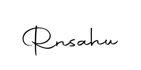 You should practise on your own different ways (Autography-DOLnW) to write your name (Rnsahu) in signature. don't let someone else do it for you. Rnsahu signature style 10 images and pictures png