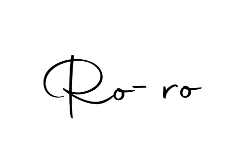 Make a beautiful signature design for name Ro-ro. With this signature (Autography-DOLnW) style, you can create a handwritten signature for free. Ro-ro signature style 10 images and pictures png
