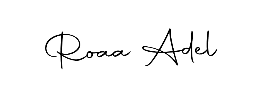 This is the best signature style for the Roaa Adel name. Also you like these signature font (Autography-DOLnW). Mix name signature. Roaa Adel signature style 10 images and pictures png