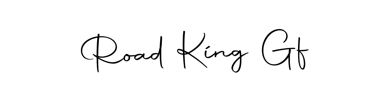 How to make Road Kíng Gf name signature. Use Autography-DOLnW style for creating short signs online. This is the latest handwritten sign. Road Kíng Gf signature style 10 images and pictures png