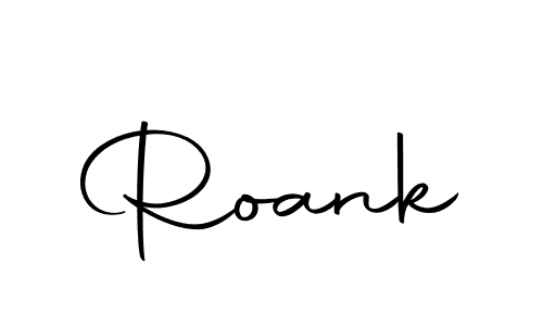 Design your own signature with our free online signature maker. With this signature software, you can create a handwritten (Autography-DOLnW) signature for name Roank. Roank signature style 10 images and pictures png