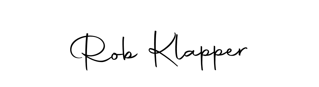 How to make Rob Klapper name signature. Use Autography-DOLnW style for creating short signs online. This is the latest handwritten sign. Rob Klapper signature style 10 images and pictures png