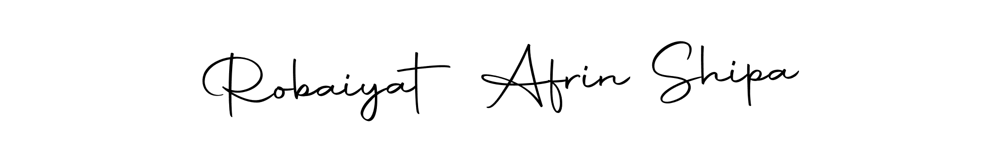 Also we have Robaiyat Afrin Shipa name is the best signature style. Create professional handwritten signature collection using Autography-DOLnW autograph style. Robaiyat Afrin Shipa signature style 10 images and pictures png