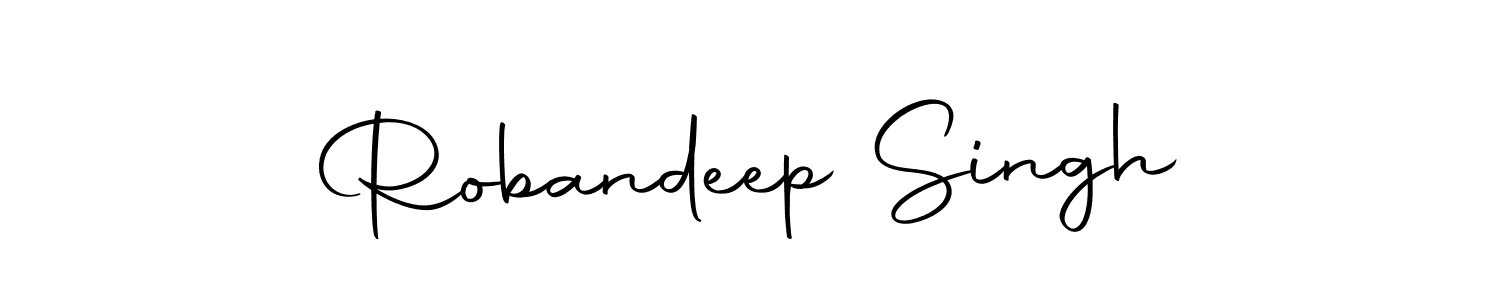 The best way (Autography-DOLnW) to make a short signature is to pick only two or three words in your name. The name Robandeep Singh include a total of six letters. For converting this name. Robandeep Singh signature style 10 images and pictures png