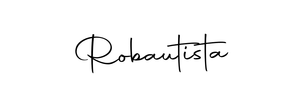 Make a beautiful signature design for name Robautista. With this signature (Autography-DOLnW) style, you can create a handwritten signature for free. Robautista signature style 10 images and pictures png
