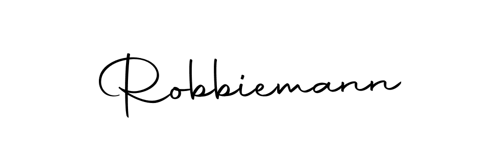 Robbiemann stylish signature style. Best Handwritten Sign (Autography-DOLnW) for my name. Handwritten Signature Collection Ideas for my name Robbiemann. Robbiemann signature style 10 images and pictures png