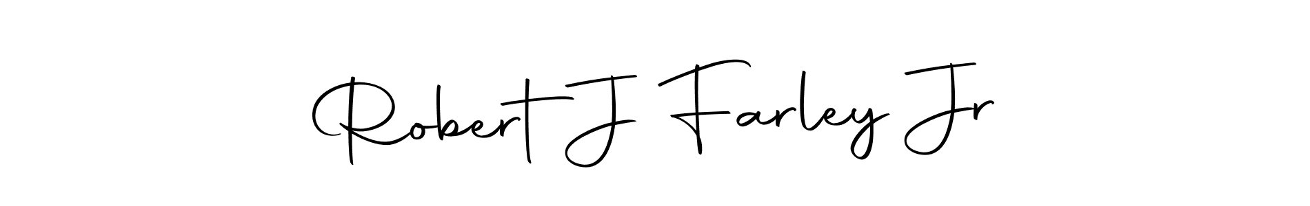 Make a short Robert  J Farley Jr signature style. Manage your documents anywhere anytime using Autography-DOLnW. Create and add eSignatures, submit forms, share and send files easily. Robert  J Farley Jr signature style 10 images and pictures png