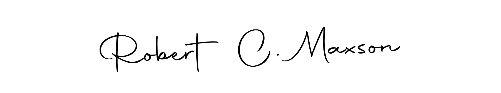 Use a signature maker to create a handwritten signature online. With this signature software, you can design (Autography-DOLnW) your own signature for name Robert C. Maxson. Robert C. Maxson signature style 10 images and pictures png