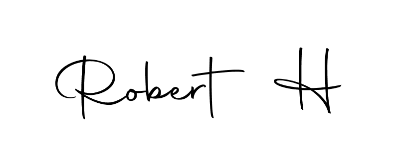 Use a signature maker to create a handwritten signature online. With this signature software, you can design (Autography-DOLnW) your own signature for name Robert H. Robert H signature style 10 images and pictures png