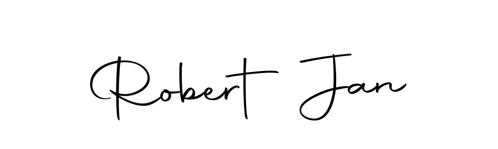 You should practise on your own different ways (Autography-DOLnW) to write your name (Robert Jan) in signature. don't let someone else do it for you. Robert Jan signature style 10 images and pictures png