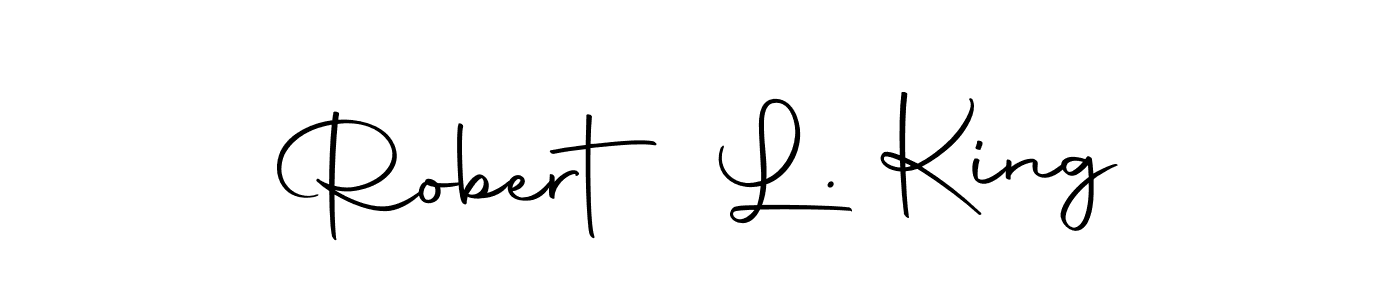 You should practise on your own different ways (Autography-DOLnW) to write your name (Robert L. King) in signature. don't let someone else do it for you. Robert L. King signature style 10 images and pictures png