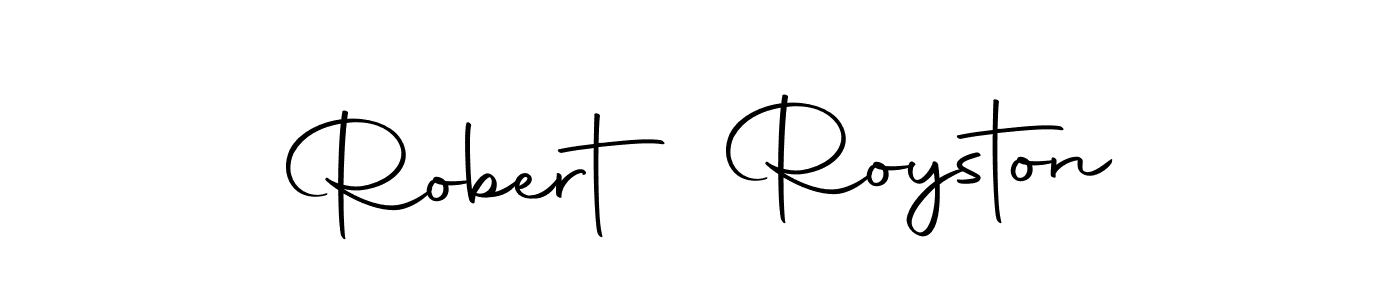 How to make Robert Royston name signature. Use Autography-DOLnW style for creating short signs online. This is the latest handwritten sign. Robert Royston signature style 10 images and pictures png