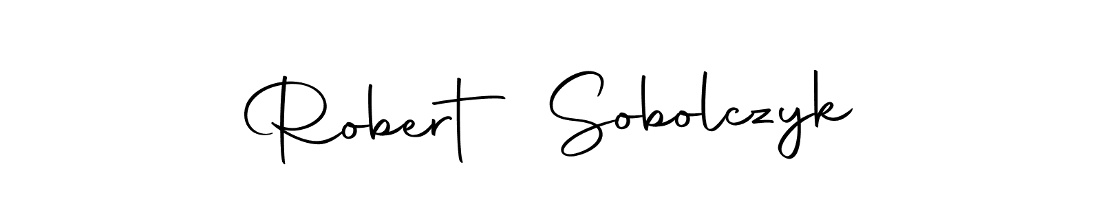 Use a signature maker to create a handwritten signature online. With this signature software, you can design (Autography-DOLnW) your own signature for name Robert Sobolczyk. Robert Sobolczyk signature style 10 images and pictures png