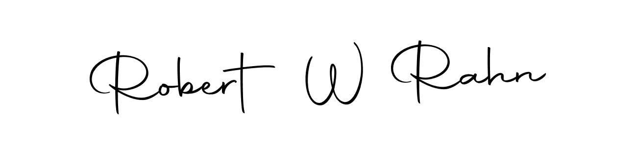 Make a beautiful signature design for name Robert W Rahn. Use this online signature maker to create a handwritten signature for free. Robert W Rahn signature style 10 images and pictures png