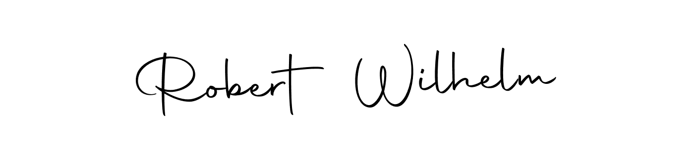 How to make Robert Wilhelm name signature. Use Autography-DOLnW style for creating short signs online. This is the latest handwritten sign. Robert Wilhelm signature style 10 images and pictures png