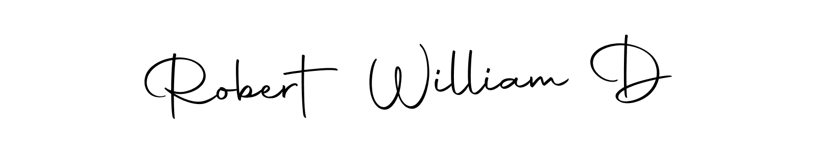 How to make Robert William D signature? Autography-DOLnW is a professional autograph style. Create handwritten signature for Robert William D name. Robert William D signature style 10 images and pictures png