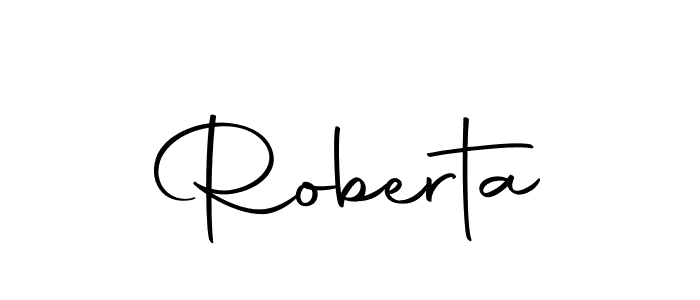 How to make Roberta name signature. Use Autography-DOLnW style for creating short signs online. This is the latest handwritten sign. Roberta signature style 10 images and pictures png