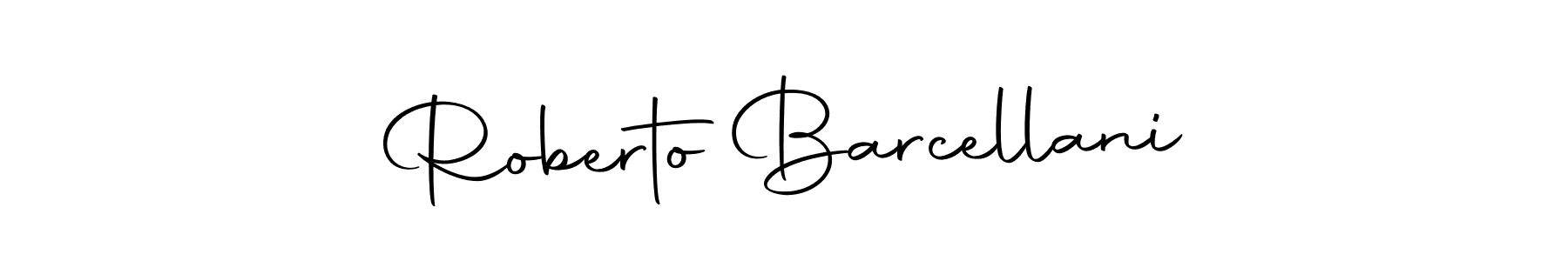 Roberto Barcellani stylish signature style. Best Handwritten Sign (Autography-DOLnW) for my name. Handwritten Signature Collection Ideas for my name Roberto Barcellani. Roberto Barcellani signature style 10 images and pictures png