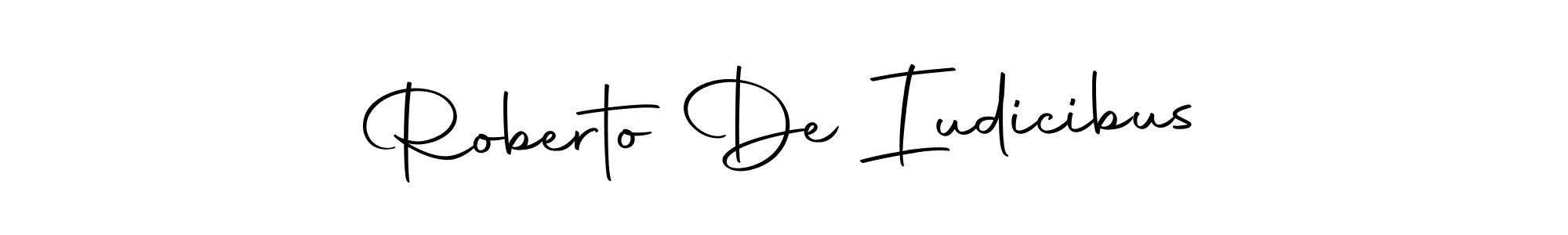 How to make Roberto De Iudicibus name signature. Use Autography-DOLnW style for creating short signs online. This is the latest handwritten sign. Roberto De Iudicibus signature style 10 images and pictures png