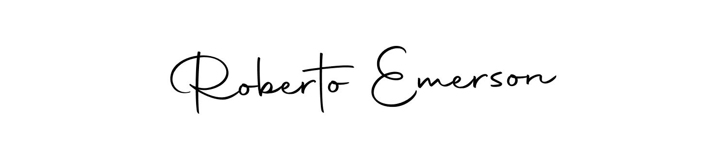 Check out images of Autograph of Roberto Emerson name. Actor Roberto Emerson Signature Style. Autography-DOLnW is a professional sign style online. Roberto Emerson signature style 10 images and pictures png