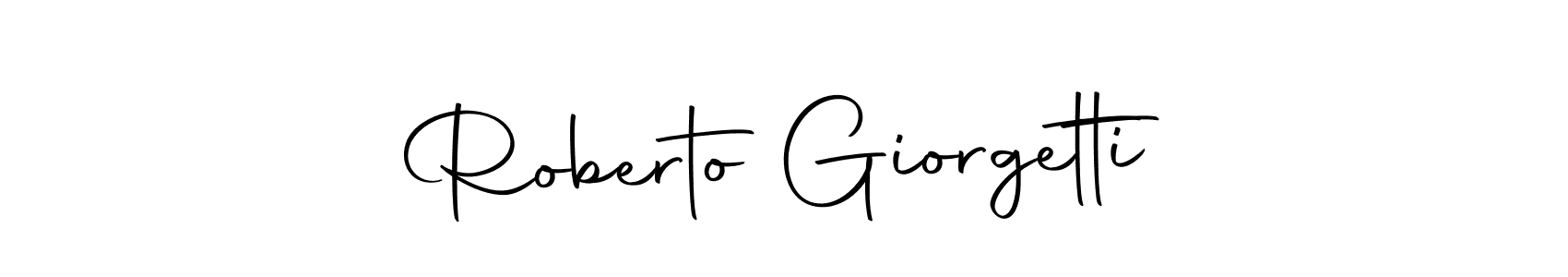 Make a beautiful signature design for name Roberto Giorgetti. Use this online signature maker to create a handwritten signature for free. Roberto Giorgetti signature style 10 images and pictures png