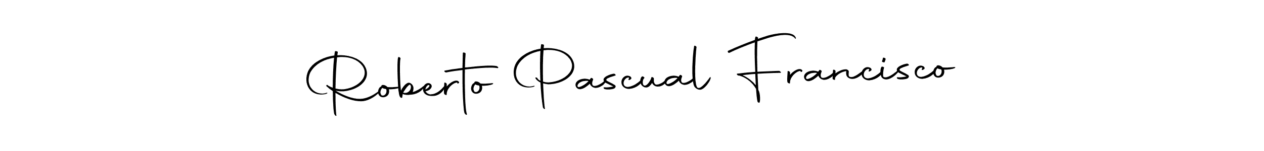 Make a beautiful signature design for name Roberto Pascual Francisco. Use this online signature maker to create a handwritten signature for free. Roberto Pascual Francisco signature style 10 images and pictures png