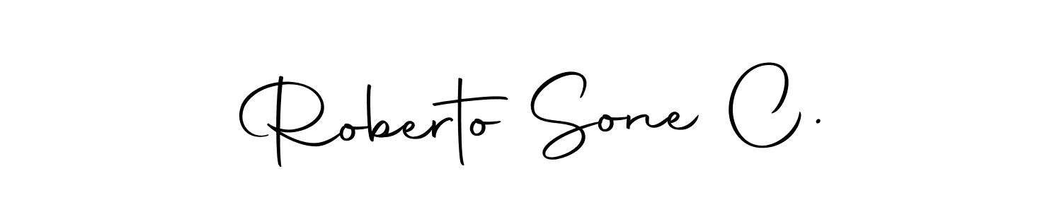 The best way (Autography-DOLnW) to make a short signature is to pick only two or three words in your name. The name Roberto Sone C. include a total of six letters. For converting this name. Roberto Sone C. signature style 10 images and pictures png