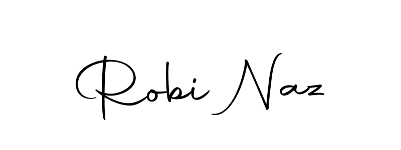 You should practise on your own different ways (Autography-DOLnW) to write your name (Robi Naz) in signature. don't let someone else do it for you. Robi Naz signature style 10 images and pictures png