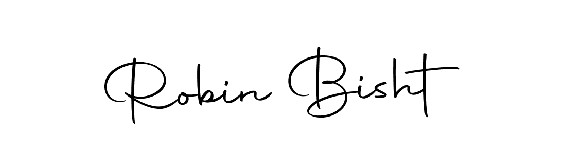 Design your own signature with our free online signature maker. With this signature software, you can create a handwritten (Autography-DOLnW) signature for name Robin Bisht. Robin Bisht signature style 10 images and pictures png