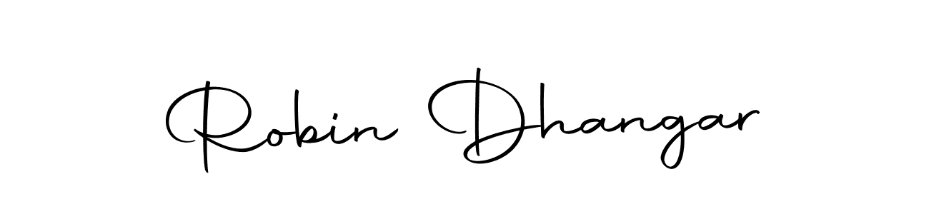 if you are searching for the best signature style for your name Robin Dhangar. so please give up your signature search. here we have designed multiple signature styles  using Autography-DOLnW. Robin Dhangar signature style 10 images and pictures png