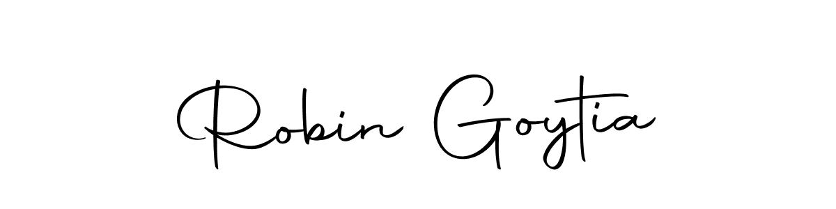 You should practise on your own different ways (Autography-DOLnW) to write your name (Robin Goytia) in signature. don't let someone else do it for you. Robin Goytia signature style 10 images and pictures png