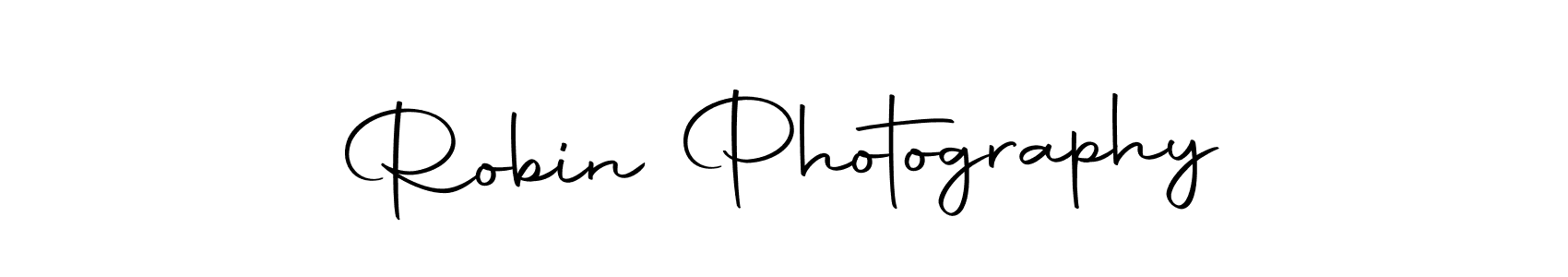 Create a beautiful signature design for name Robin Photography. With this signature (Autography-DOLnW) fonts, you can make a handwritten signature for free. Robin Photography signature style 10 images and pictures png