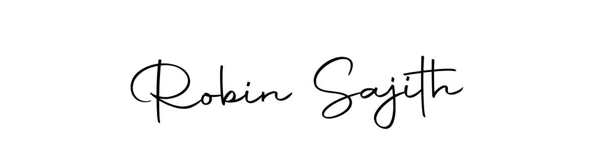 Here are the top 10 professional signature styles for the name Robin Sajith. These are the best autograph styles you can use for your name. Robin Sajith signature style 10 images and pictures png