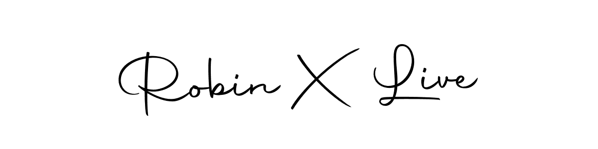 Create a beautiful signature design for name Robin X Live. With this signature (Autography-DOLnW) fonts, you can make a handwritten signature for free. Robin X Live signature style 10 images and pictures png