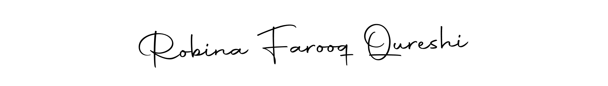 You can use this online signature creator to create a handwritten signature for the name Robina Farooq Qureshi. This is the best online autograph maker. Robina Farooq Qureshi signature style 10 images and pictures png