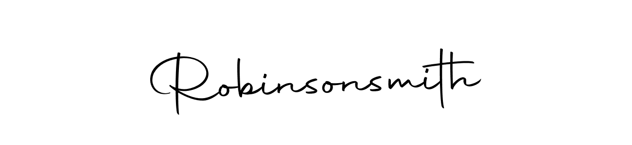 Make a beautiful signature design for name Robinsonsmith. With this signature (Autography-DOLnW) style, you can create a handwritten signature for free. Robinsonsmith signature style 10 images and pictures png