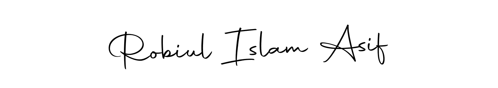 You should practise on your own different ways (Autography-DOLnW) to write your name (Robiul Islam Asif) in signature. don't let someone else do it for you. Robiul Islam Asif signature style 10 images and pictures png