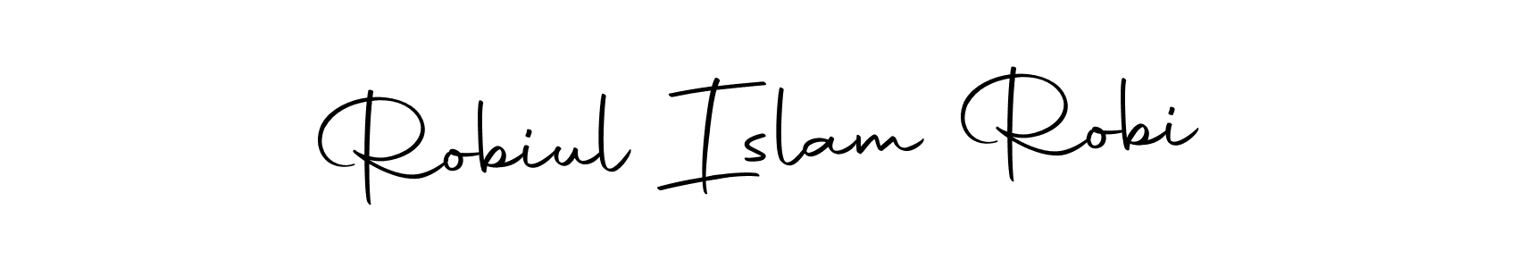The best way (Autography-DOLnW) to make a short signature is to pick only two or three words in your name. The name Robiul Islam Robi include a total of six letters. For converting this name. Robiul Islam Robi signature style 10 images and pictures png