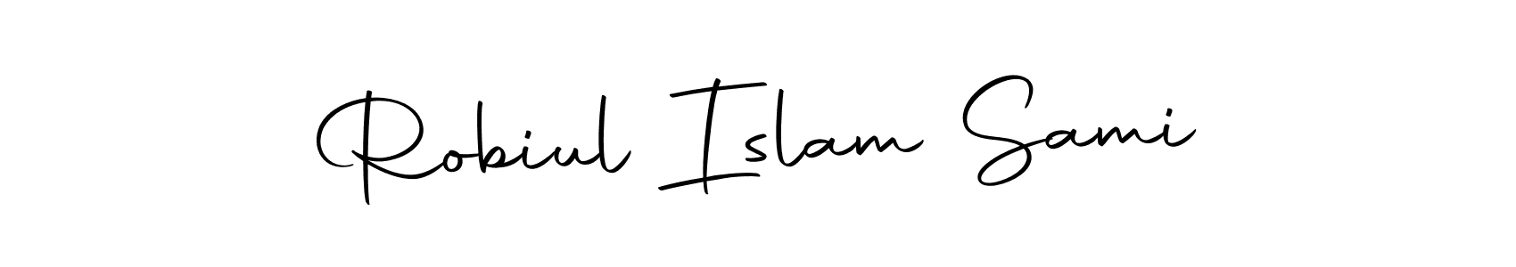 Make a beautiful signature design for name Robiul Islam Sami. With this signature (Autography-DOLnW) style, you can create a handwritten signature for free. Robiul Islam Sami signature style 10 images and pictures png