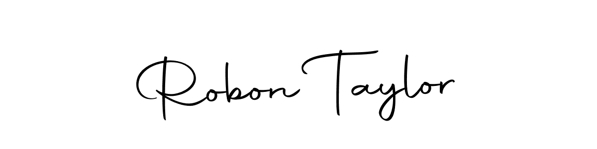 You should practise on your own different ways (Autography-DOLnW) to write your name (Robon Taylor) in signature. don't let someone else do it for you. Robon Taylor signature style 10 images and pictures png