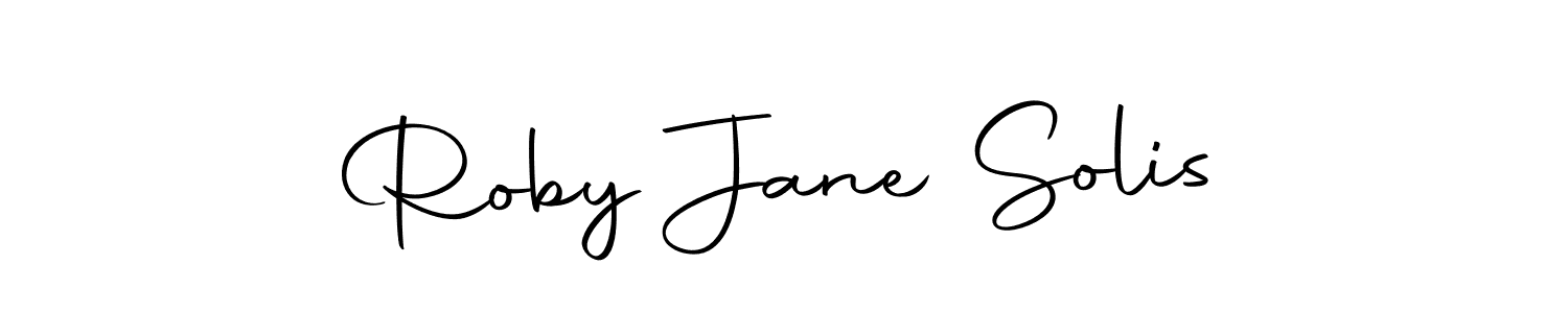 How to make Roby Jane Solis signature? Autography-DOLnW is a professional autograph style. Create handwritten signature for Roby Jane Solis name. Roby Jane Solis signature style 10 images and pictures png