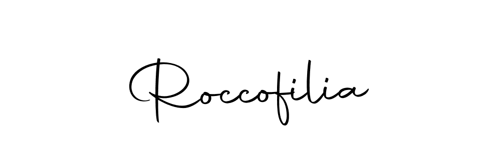 How to make Roccofilia signature? Autography-DOLnW is a professional autograph style. Create handwritten signature for Roccofilia name. Roccofilia signature style 10 images and pictures png
