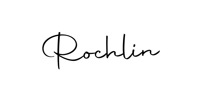 You should practise on your own different ways (Autography-DOLnW) to write your name (Rochlin) in signature. don't let someone else do it for you. Rochlin signature style 10 images and pictures png