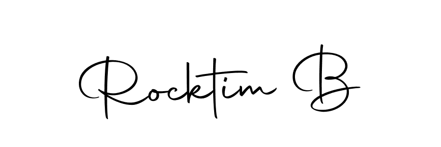 Rocktim B stylish signature style. Best Handwritten Sign (Autography-DOLnW) for my name. Handwritten Signature Collection Ideas for my name Rocktim B. Rocktim B signature style 10 images and pictures png