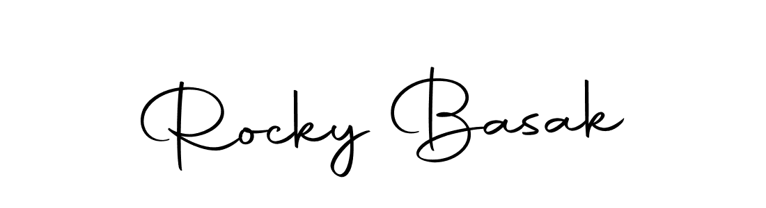 Similarly Autography-DOLnW is the best handwritten signature design. Signature creator online .You can use it as an online autograph creator for name Rocky Basak. Rocky Basak signature style 10 images and pictures png
