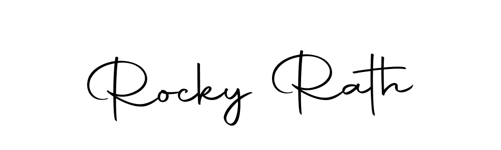 This is the best signature style for the Rocky Rath name. Also you like these signature font (Autography-DOLnW). Mix name signature. Rocky Rath signature style 10 images and pictures png