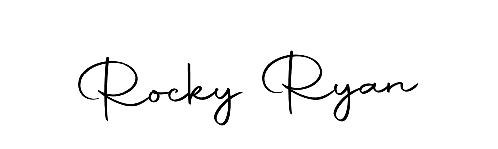 You can use this online signature creator to create a handwritten signature for the name Rocky Ryan. This is the best online autograph maker. Rocky Ryan signature style 10 images and pictures png