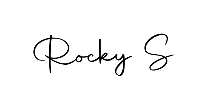 Autography-DOLnW is a professional signature style that is perfect for those who want to add a touch of class to their signature. It is also a great choice for those who want to make their signature more unique. Get Rocky S name to fancy signature for free. Rocky S signature style 10 images and pictures png
