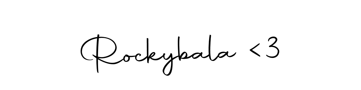 Once you've used our free online signature maker to create your best signature Autography-DOLnW style, it's time to enjoy all of the benefits that Rockybala <3 name signing documents. Rockybala <3 signature style 10 images and pictures png